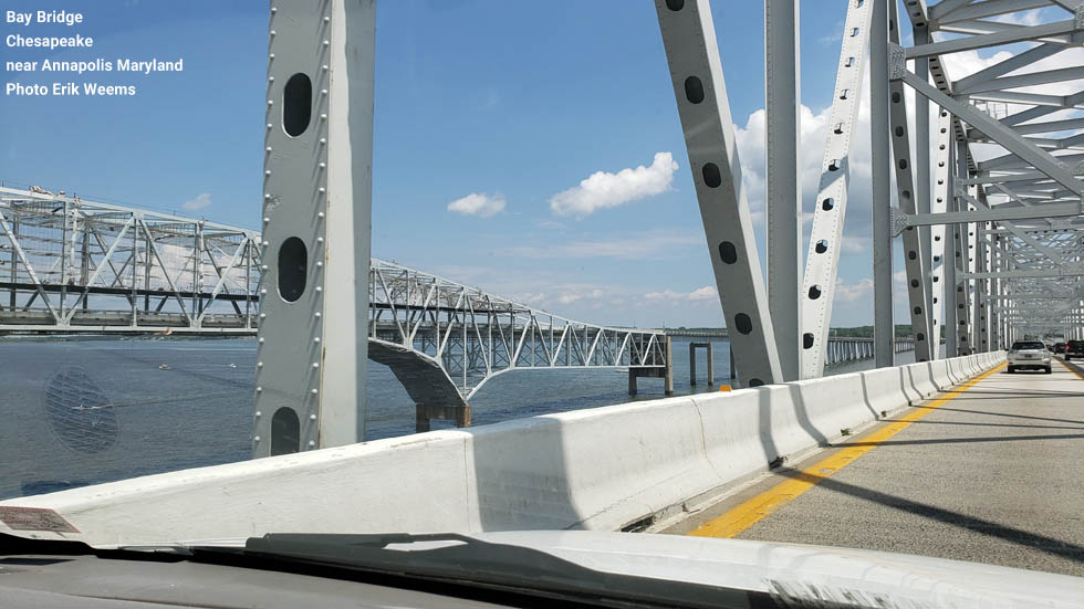 Bay Bridge - over Chesapeake in Maryland - photo Erik Weems