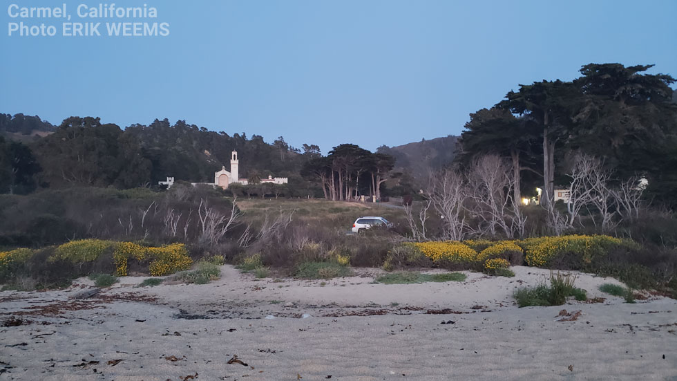 Sandy Beach Hills of Carmel California