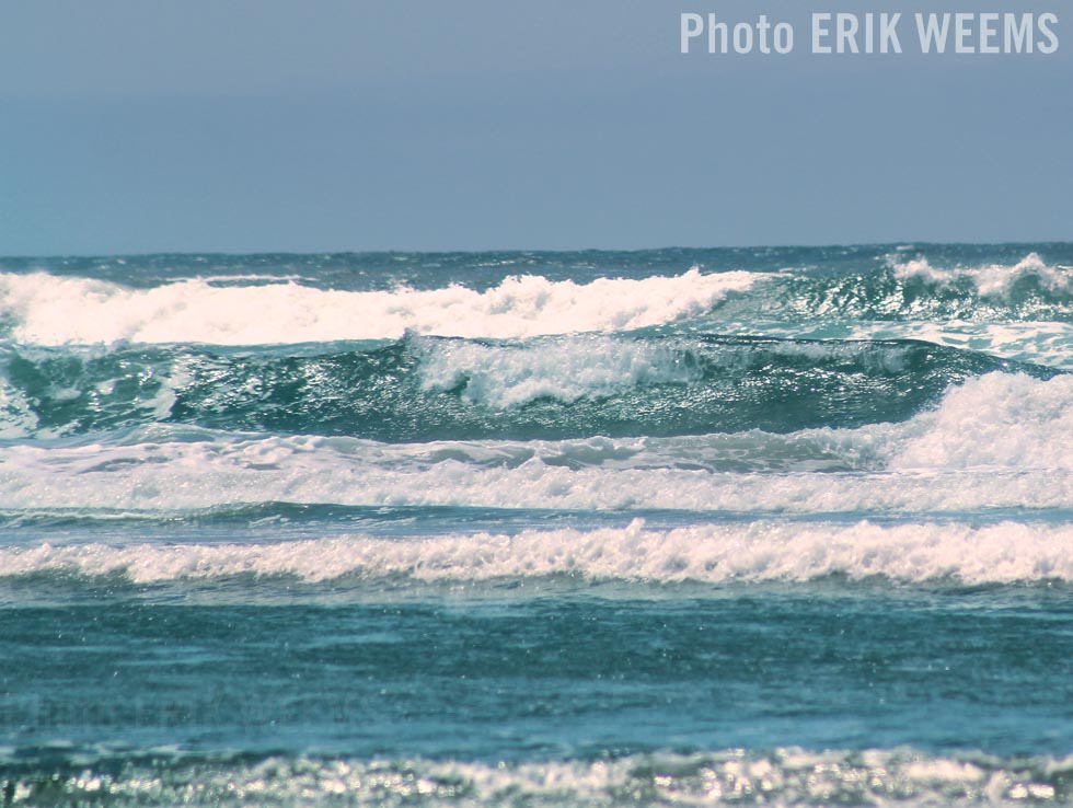 Pacific Coast ocean waves