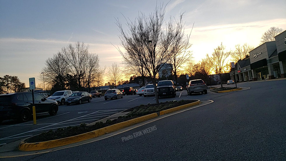 Publix Parking Lot Sunset