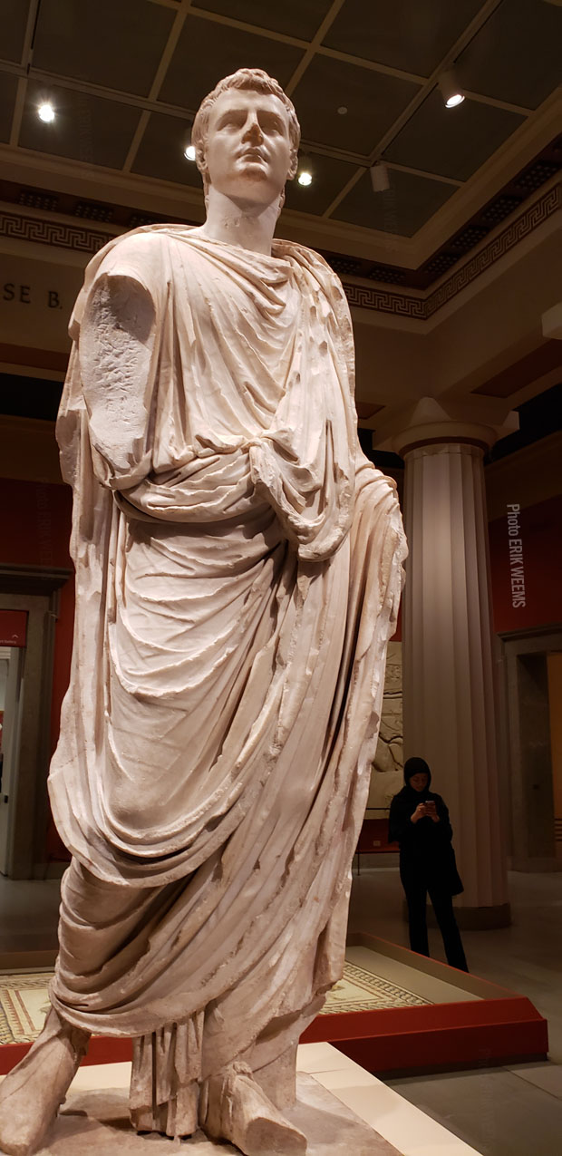 Caligula Roman Statue at VMFA  Hall