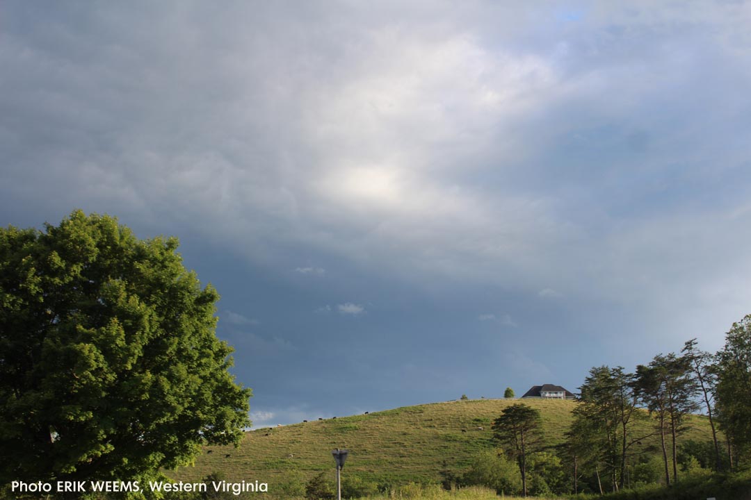 Cloud effects in Western Virginia