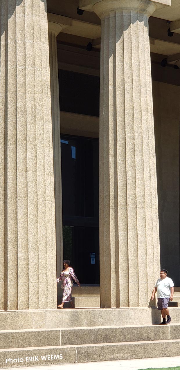 Columns at the Nashville Parthenon