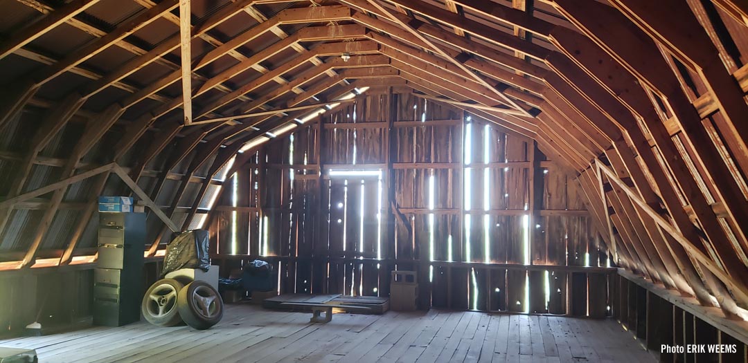 Inside Barn Loft Arkansas