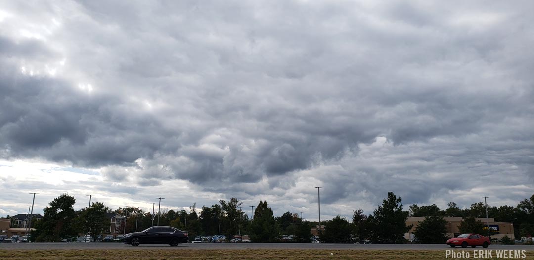 Cloud mass over Virginia