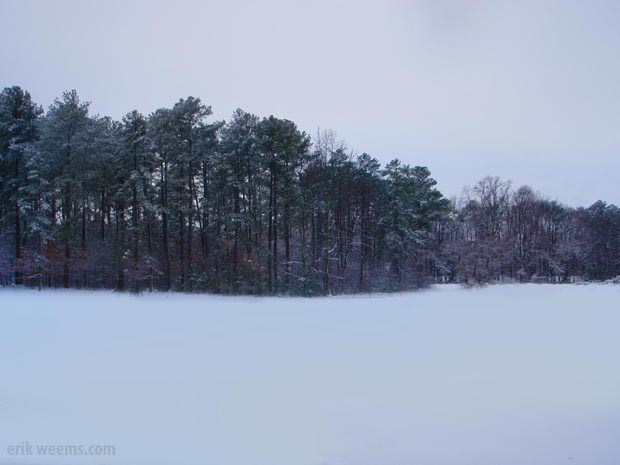 Snow in Richmond Virginia