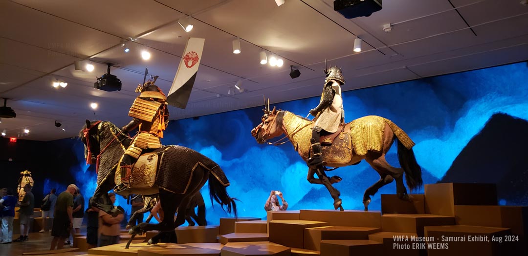 Samurai Horse and warrior exhibit