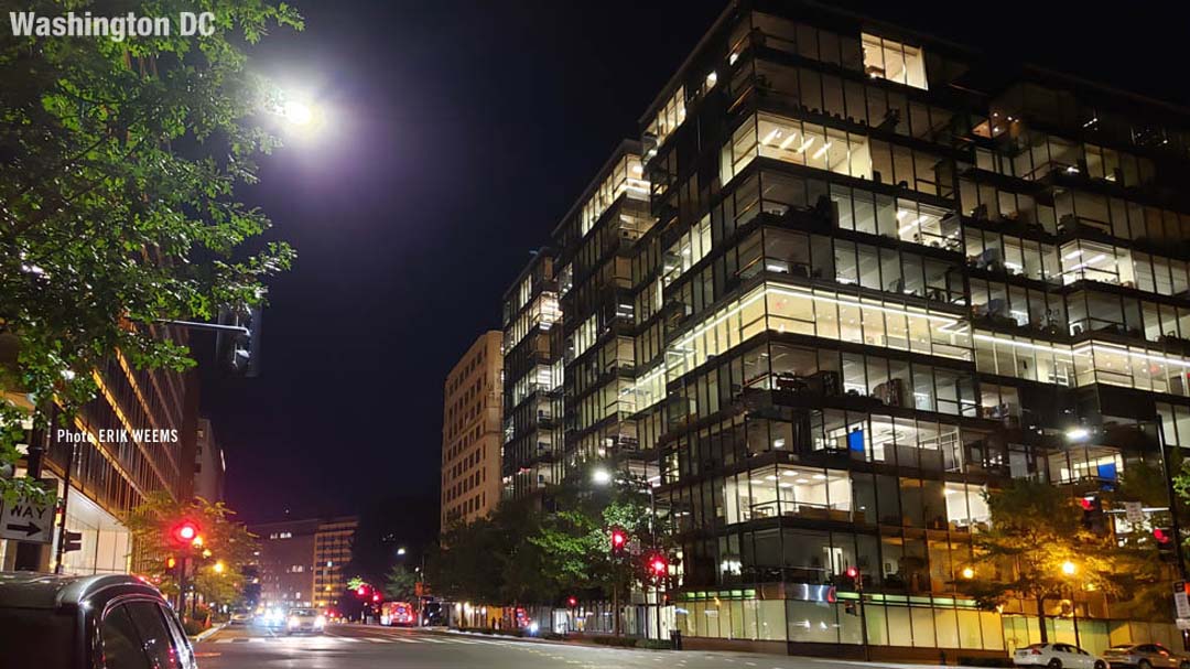 17th Street Washington DC at night