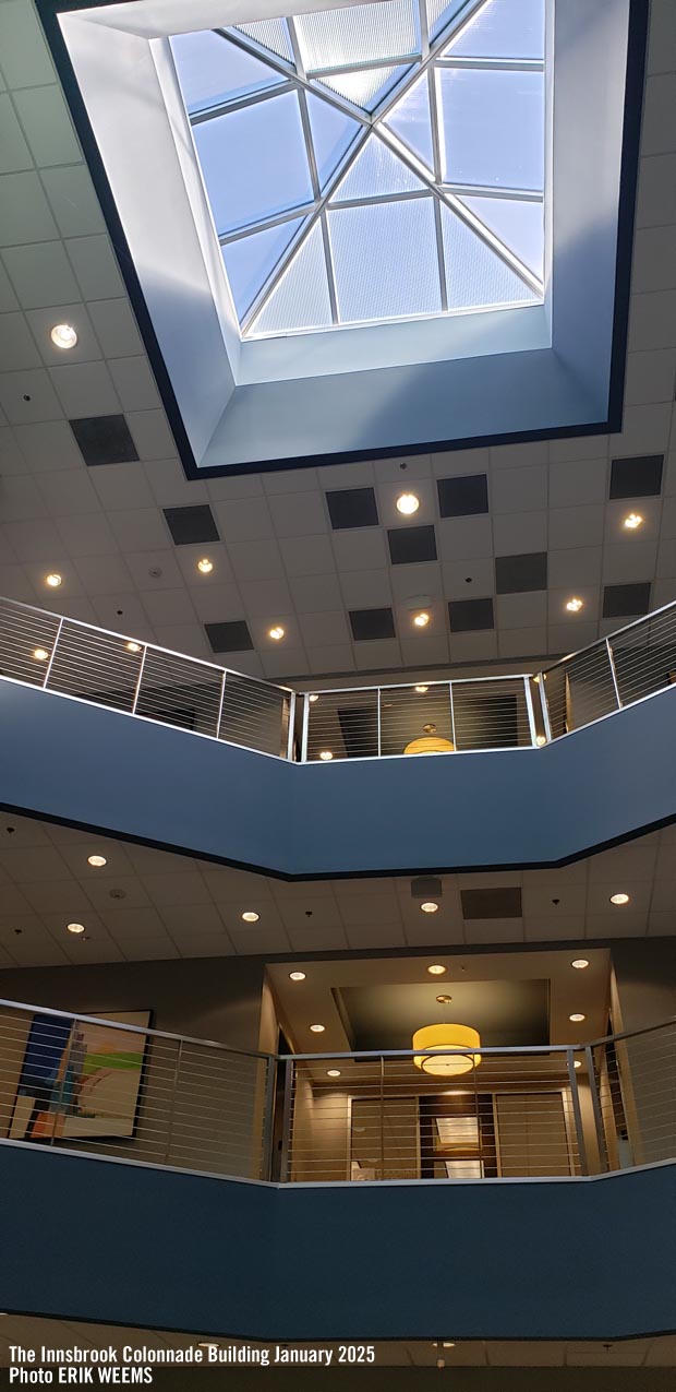 Interior floors of the Colonnade Office Building