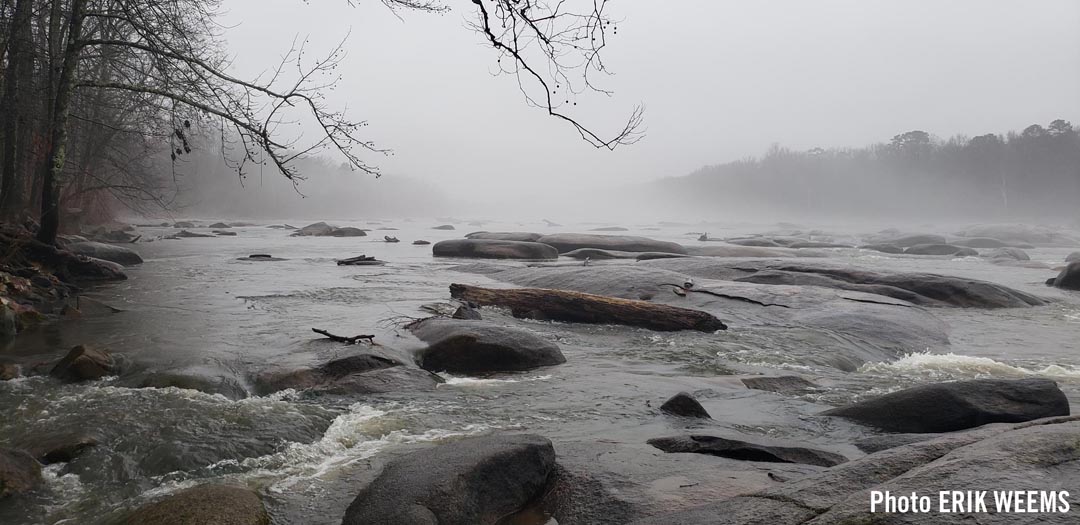 James River fog