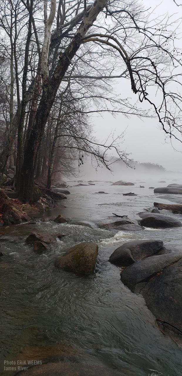 Fog at the James River