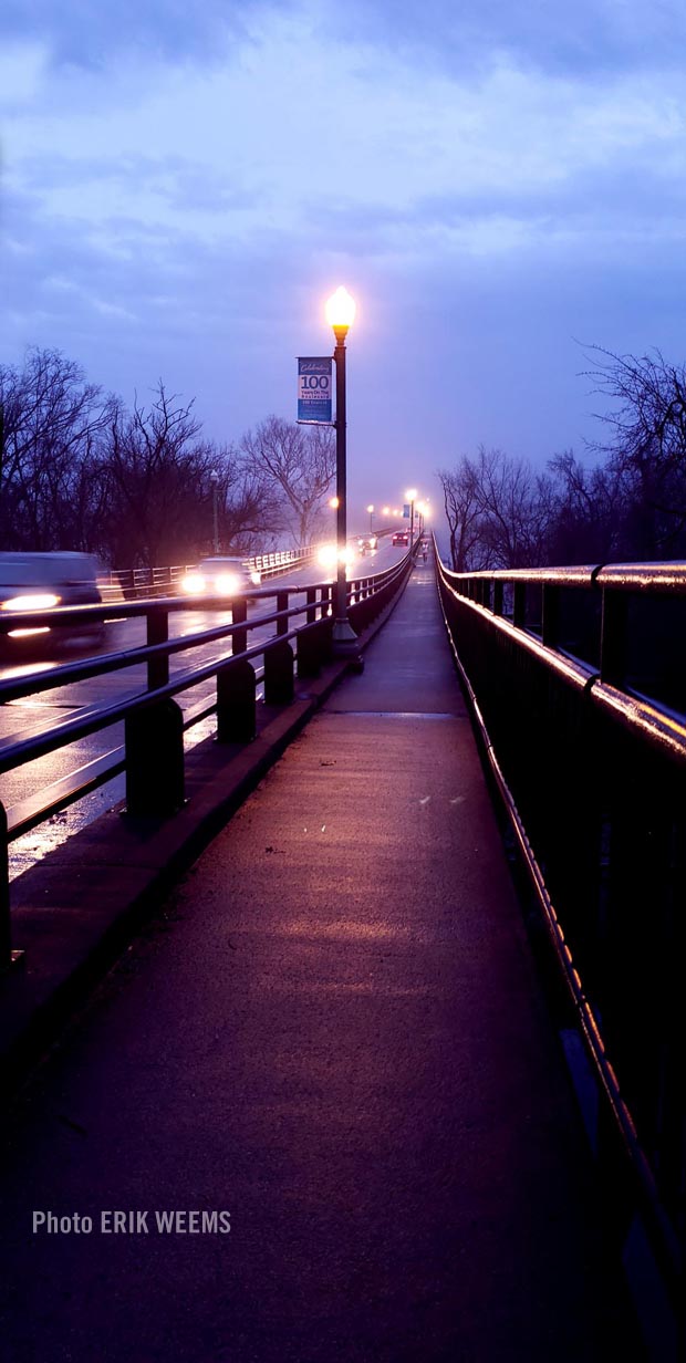 Walkway on Nickel Bridge Richmond Virginia